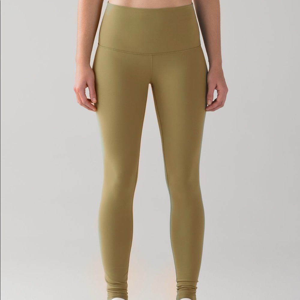 Green lulu lemon leggings